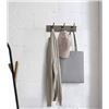 Image 1 : Amazon Basics Wall Mounted Coat Rack with 3 Hooks, Espresso Finish