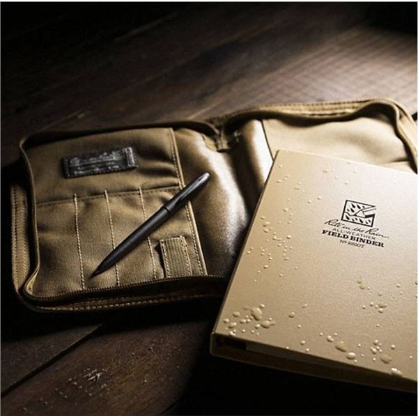 Rite in the Rain All-Weather Loose Leaf Binder Kit with Field Binder and Pen