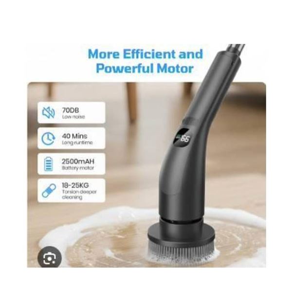 8-in-1 Electric Spin Scrubber Model G5 With Multiple Brush Heads