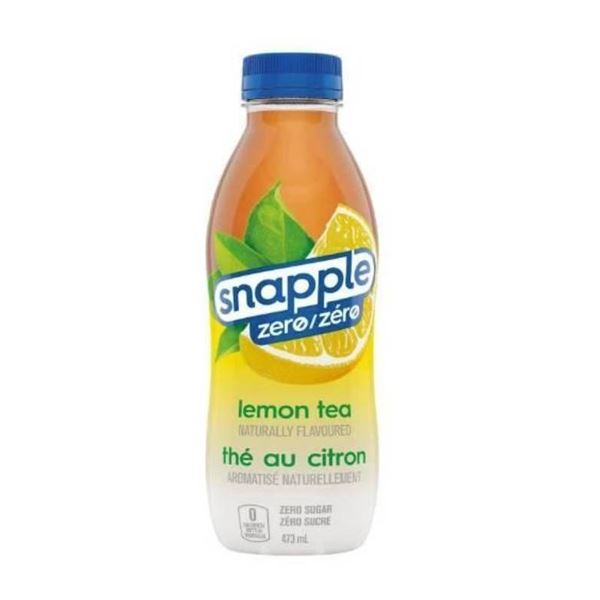 Snapple Zero Lemon Tea 12-Pack, 473 mL Bottles