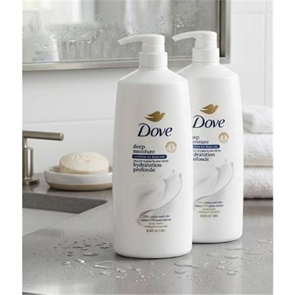 Dove Deep Moisture Body Wash 2 Pack 1.04L