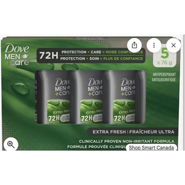 Dove Men+Care Antiperspirant 5 Pack
