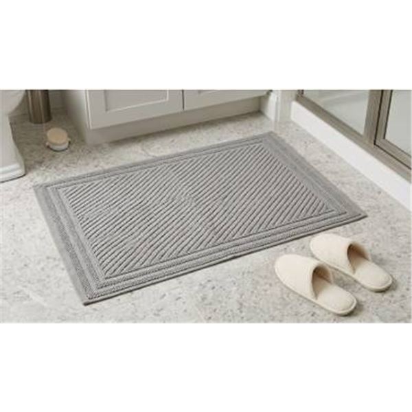 Cotton Bath Rug Non-Skid 20" x 32"