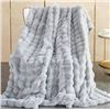 Image 1 : House & Home Luxe Faux Fur Throw Blanket 60x70"