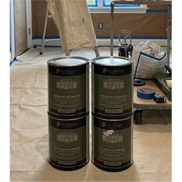 PPG Manor Hall Exterior Paint, 4 Cans