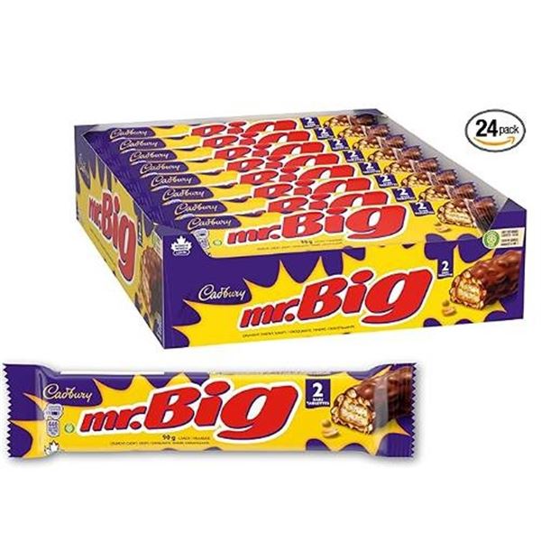 Cadbury Mr. Big Candy Bars 24-Pack