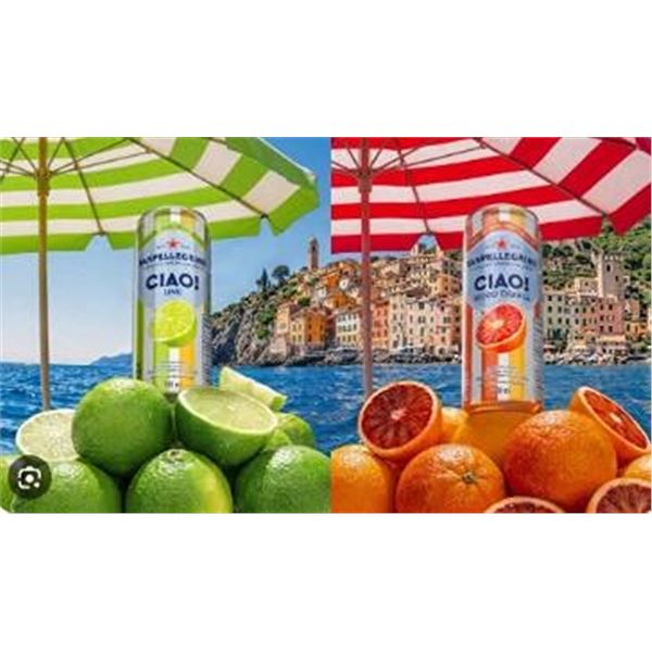Sanpellegrino Ciao! Sparkling Water 24-pack