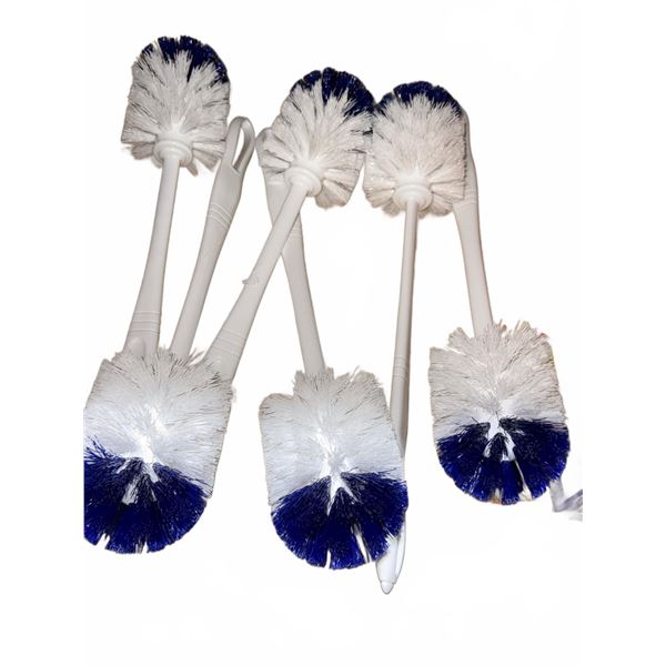 Amazon Basics 6 - Pack White Toilet Brushes
