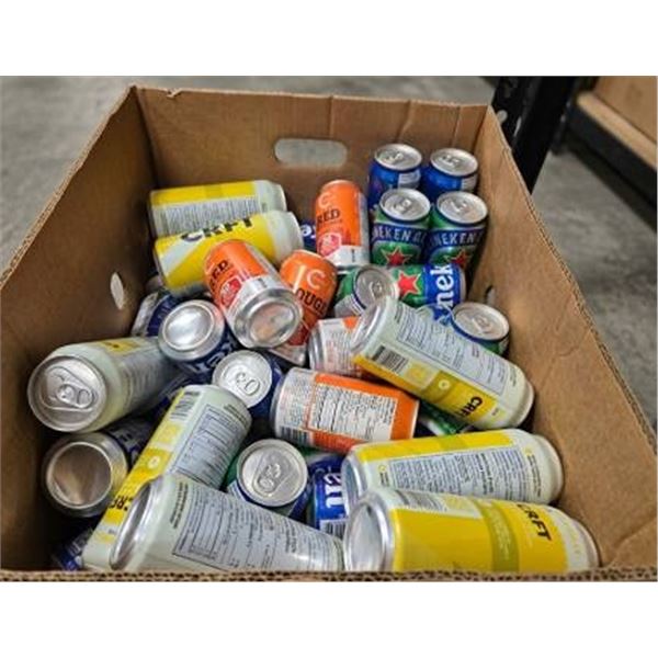 Lot of assorted Mixed Beverages