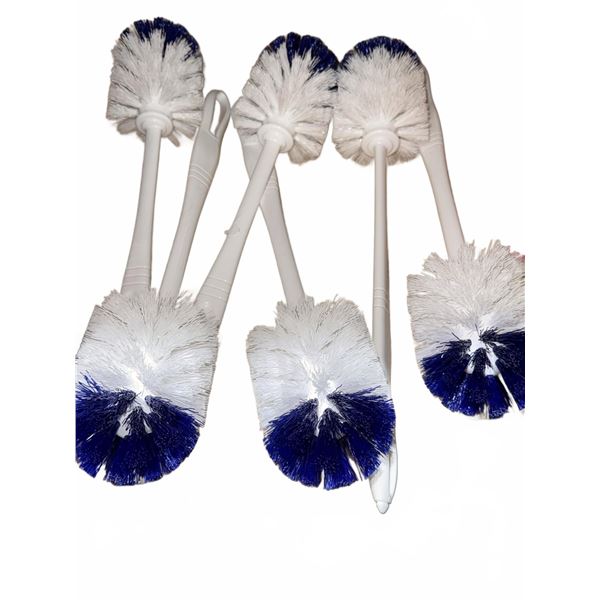 Amazon Basics 6 - Pack White Toilet Brushes
