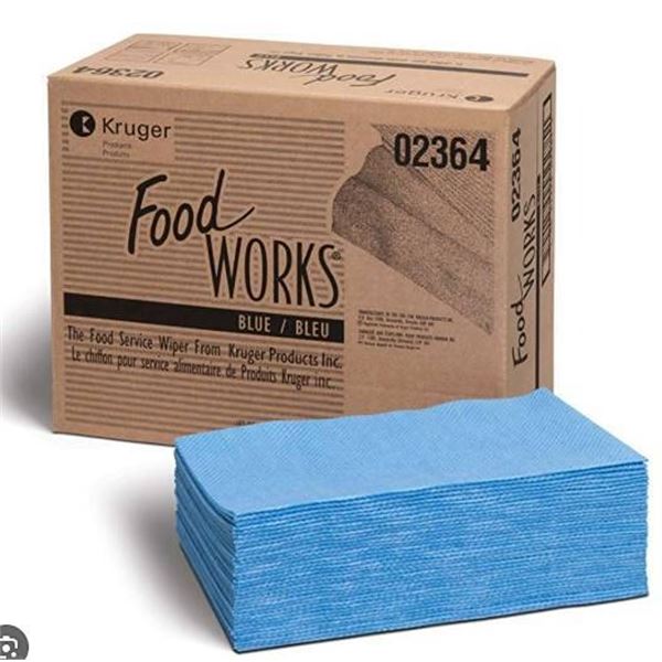Kruger Food Works Blue Wipers Case