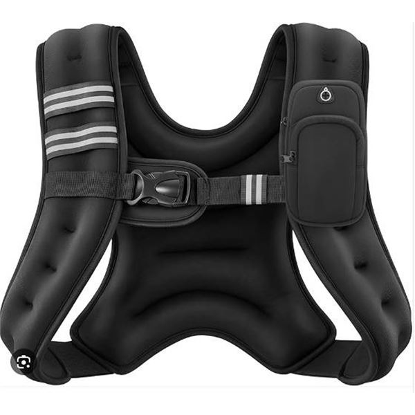 Zelus Weighted Vest 12 lb Black