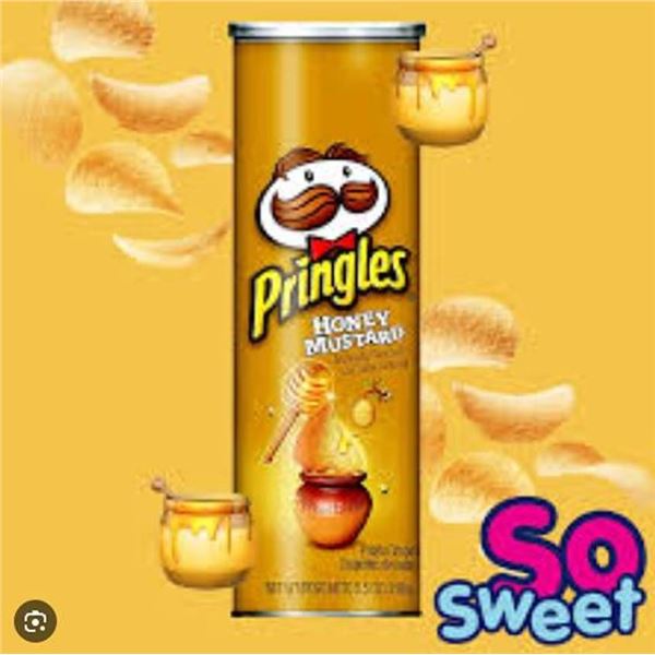 Pringles Honey Mustard 165g Can