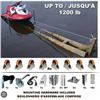 Image 1 : MultiNautic 8-Piece Boat Ramp Wheel Kit