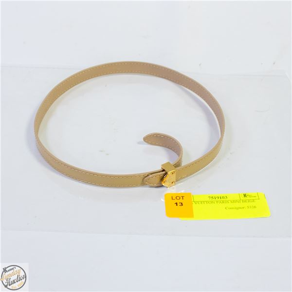 UNAUTHENTICATED LOUIS VUITTON PARIS MINI BEIGE