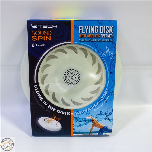 NEW CJ TECH FLYING DISK WITH WIRELESS