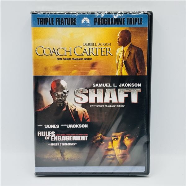 NEW DVD "SAMUEL L JACKSON TRIPLE FEATURE"