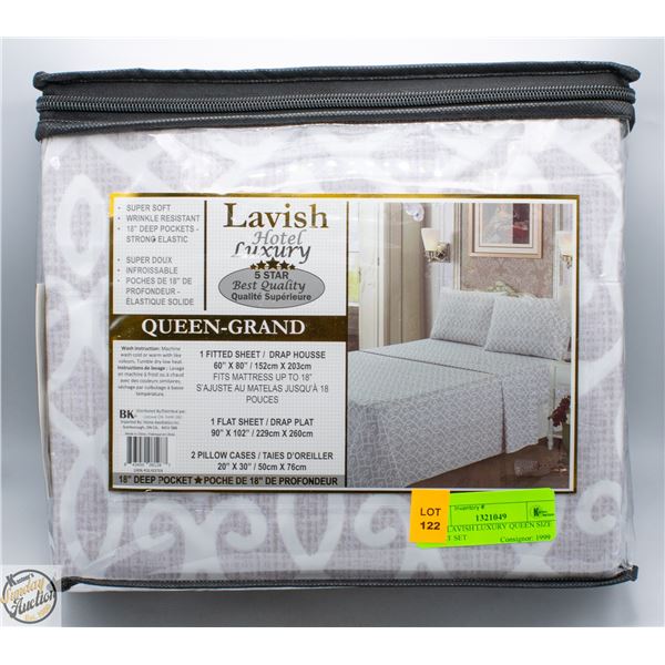 NEW LAVISH LUXURY QUEEN SIZE SHEET SET