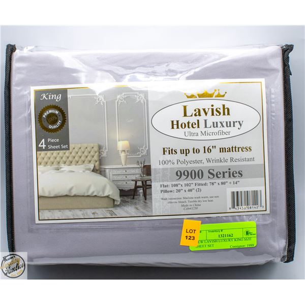 NEW LAVISH LUXURY KING SIZE SHEET SET