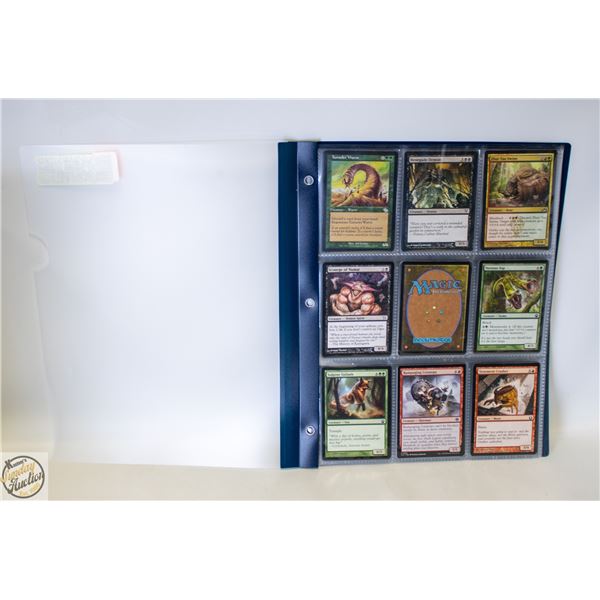 BINDER OF 53 MAGIC THE GATHERING COLLECTIBLE CARDS