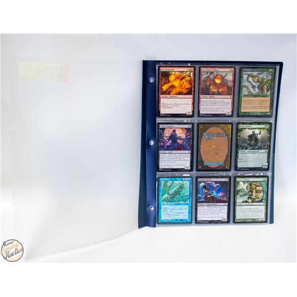 BINDER OF 53 MAGIC THE GATHERING COLLECTIBLE CARDS