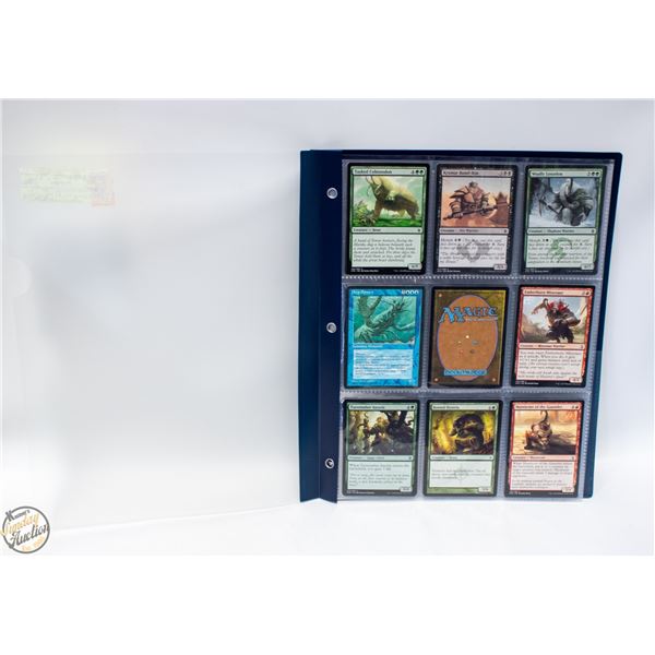 BINDER OF 53 MAGIC THE GATHERING COLLECTIBLE CARDS