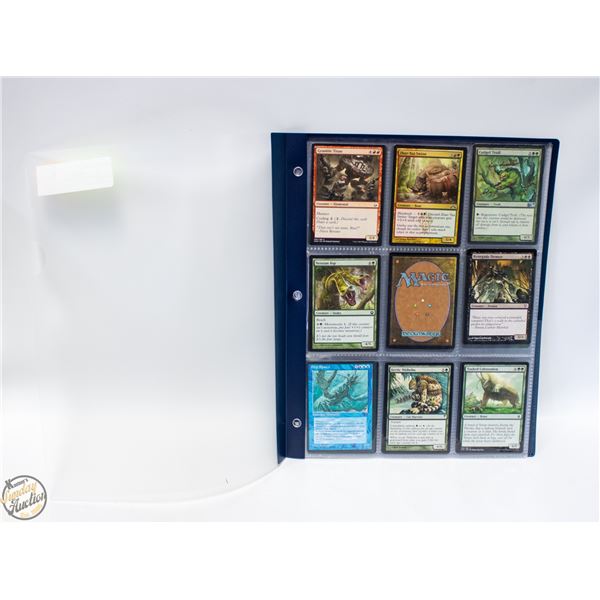 BINDER OF 53 MAGIC THE GATHERING COLLECTIBLE CARDS