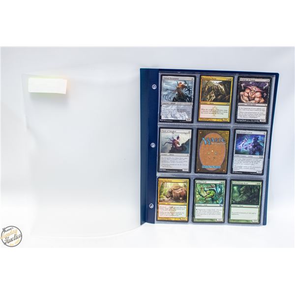 BINDER OF 53 MAGIC THE GATHERING COLLECTIBLE CARDS