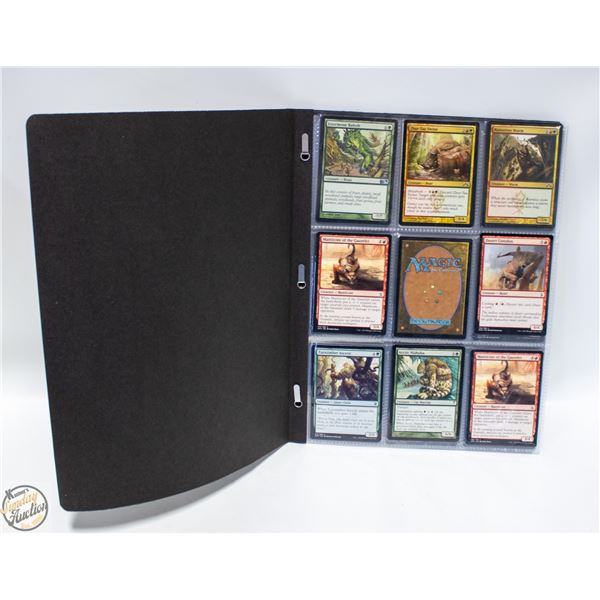 BINDER OF 53 MAGIC THE GATHERING COLLECTIBLE CARDS