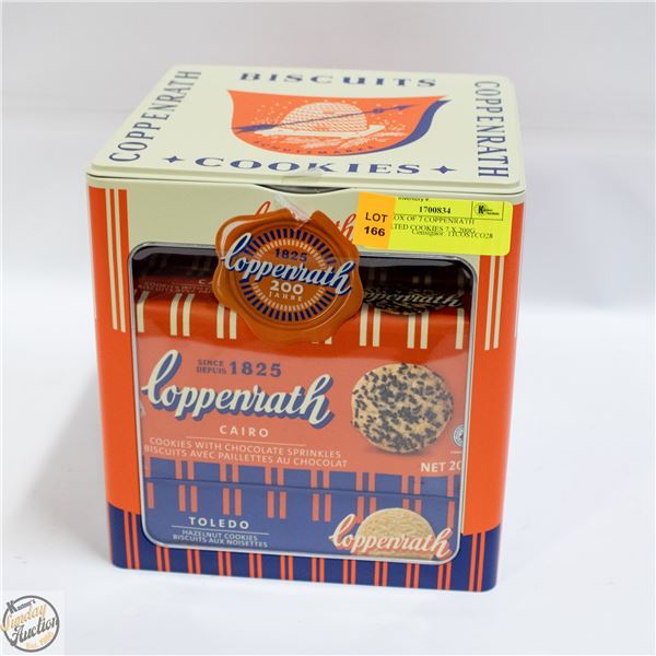 NEW BOX OF 7 COPPENRATH ASSORTED COOKIES 7 X 200G