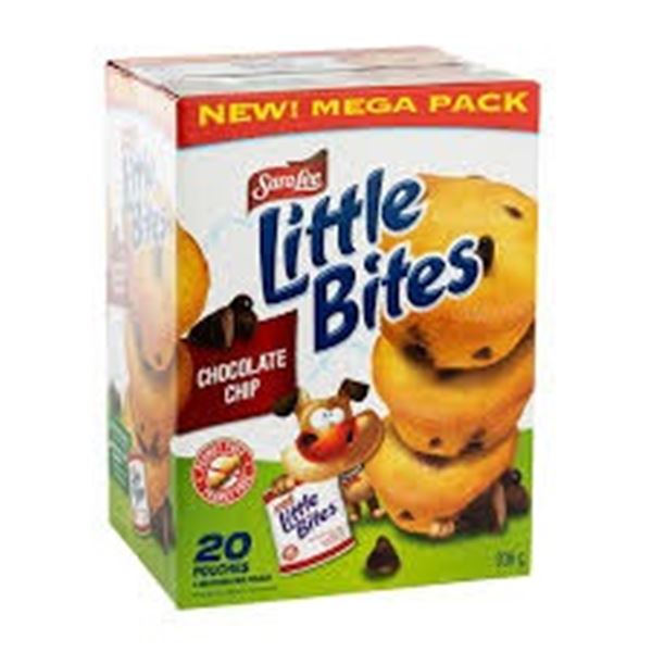 NEW BOX OF LITTLE BITES CHOCOLATE CHIP MUFFINS