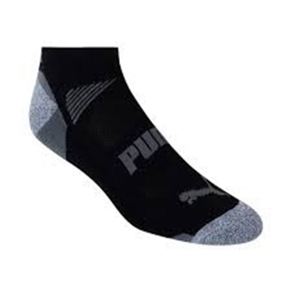 NEW PACK OF 11 PUMA MENS LOW CUT SOCKS BLACK 6-12