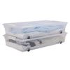 Image 1 : NEW PACK OF 2 INSTA VIEW CLEAR STORAGE CONTAINERS