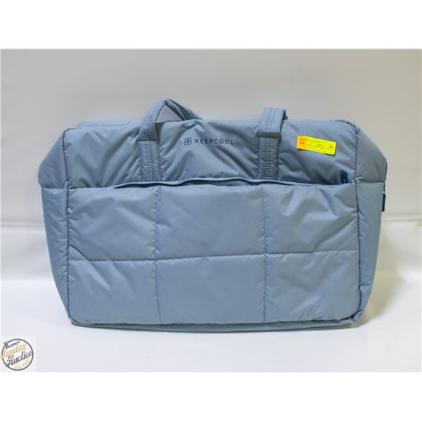 KEEP COOL INSALATED TOTE BAG BLUE 26 X 16"