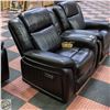 Image 2 : NEW AMERICAN GOOSE BLK LEATHERETTE POWER RECLINER