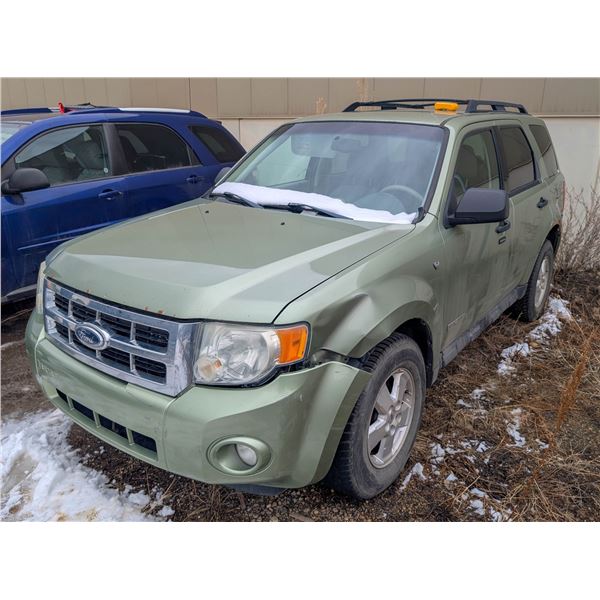 TOW YARD SEIZURE: 2008 FORD ESCAPE XLT