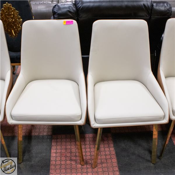 PAIR OF NEW AMERICAN GOOSE LORENSIA LEATHERETTE