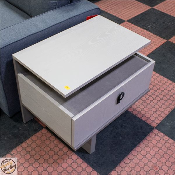 NEW MODERN GREY WASH NIGHTSTAND