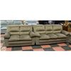 Image 1 : NEW BROWN FABRIC SOFA AND LOVESEAT SET