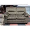 Image 1 : NEW BROWN FABRIC LOVESEAT