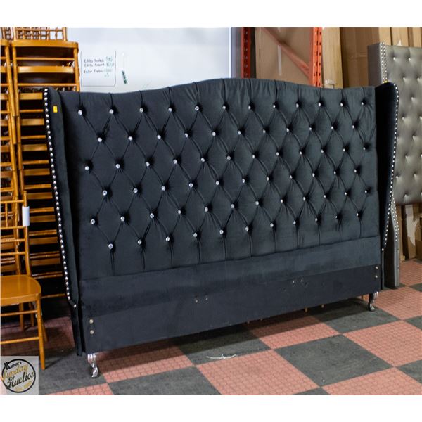 KING SIZE FABRIC HEADBOARD H-61.5" W-9.5" L-86"