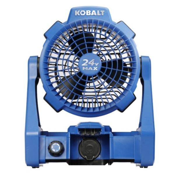 BRAND NEW KOBALT 24-V MAX CORDLESS JOBSITE FAN