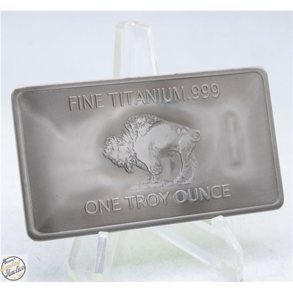 #4160-FINE TITANIUM .999 ONE TROY OUNCE