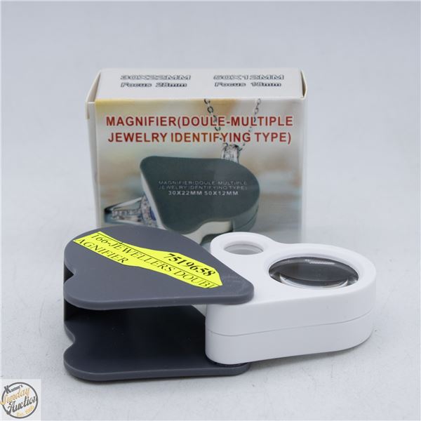 #4166-JEWELLERS DOUBLE MAGNIFIER