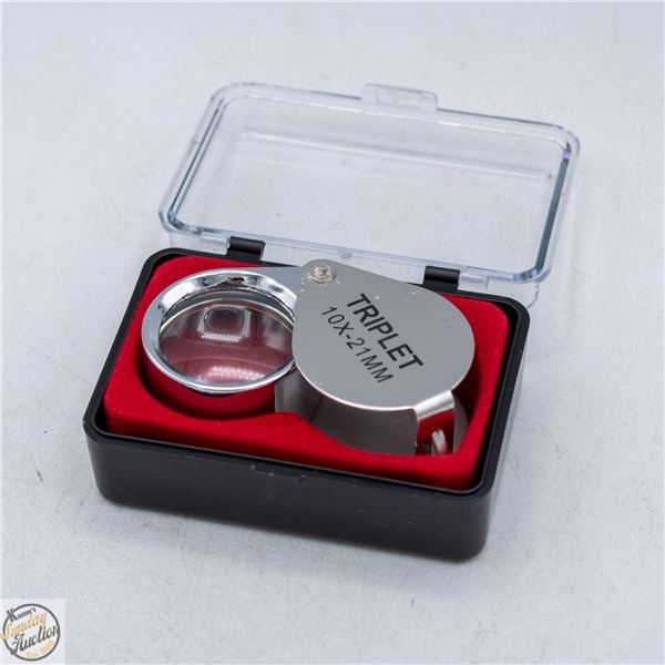 #4169-JEWELLERS LOUPE TRIPLET 10 X 21 MM