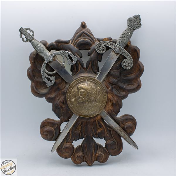 VINTAGE SPANISH TOLEDO WALL DISPLAY