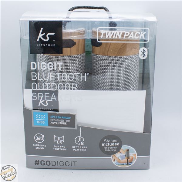 NEW KS DIGGIT OUTDOOR BLUETOOTH SPEAKERS