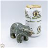 Image 1 : HANDCARVED SOAPSTONE BEAR