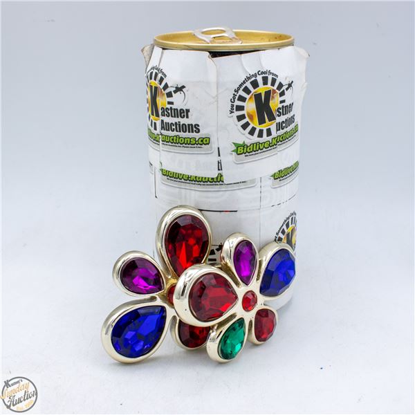 PAIR OF VINTAGE EXTRA LARGE CLIP ON EARRINGS