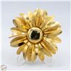 Image 1 : VINTAGE EXTRA LARGE GOLD TONE BROOCH